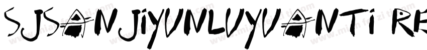 SJsanjiyunluyuanti Regula字体转换